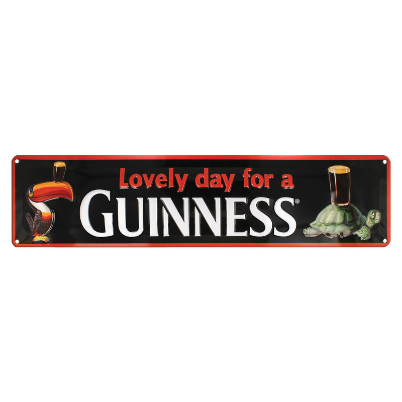 SET OF 2 Guinness Toucan Turtle Lovely Day for a Guinness Pint