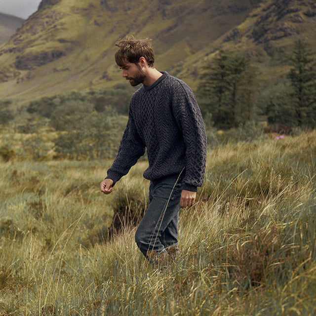 Go to the product listing to view all Aran Sweaters for Men