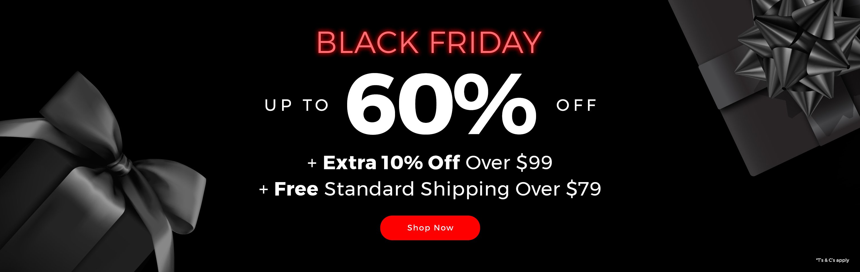 Go to the product listing page Black Friday product page with up to 60% off sale