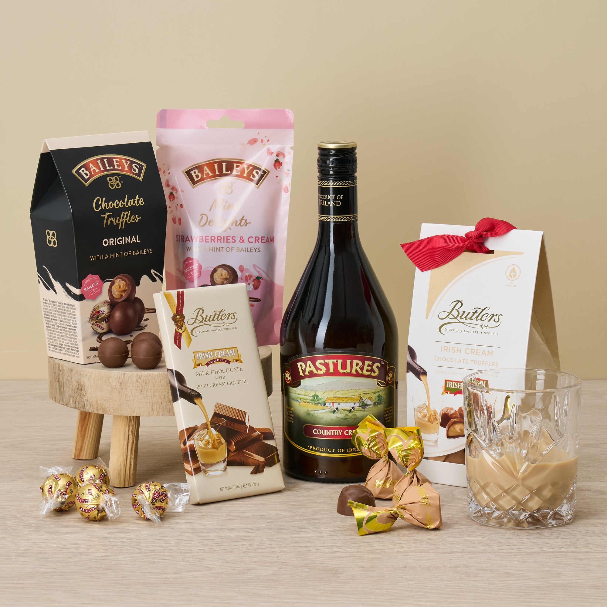 Click here to view our baileys inspired gift baskets