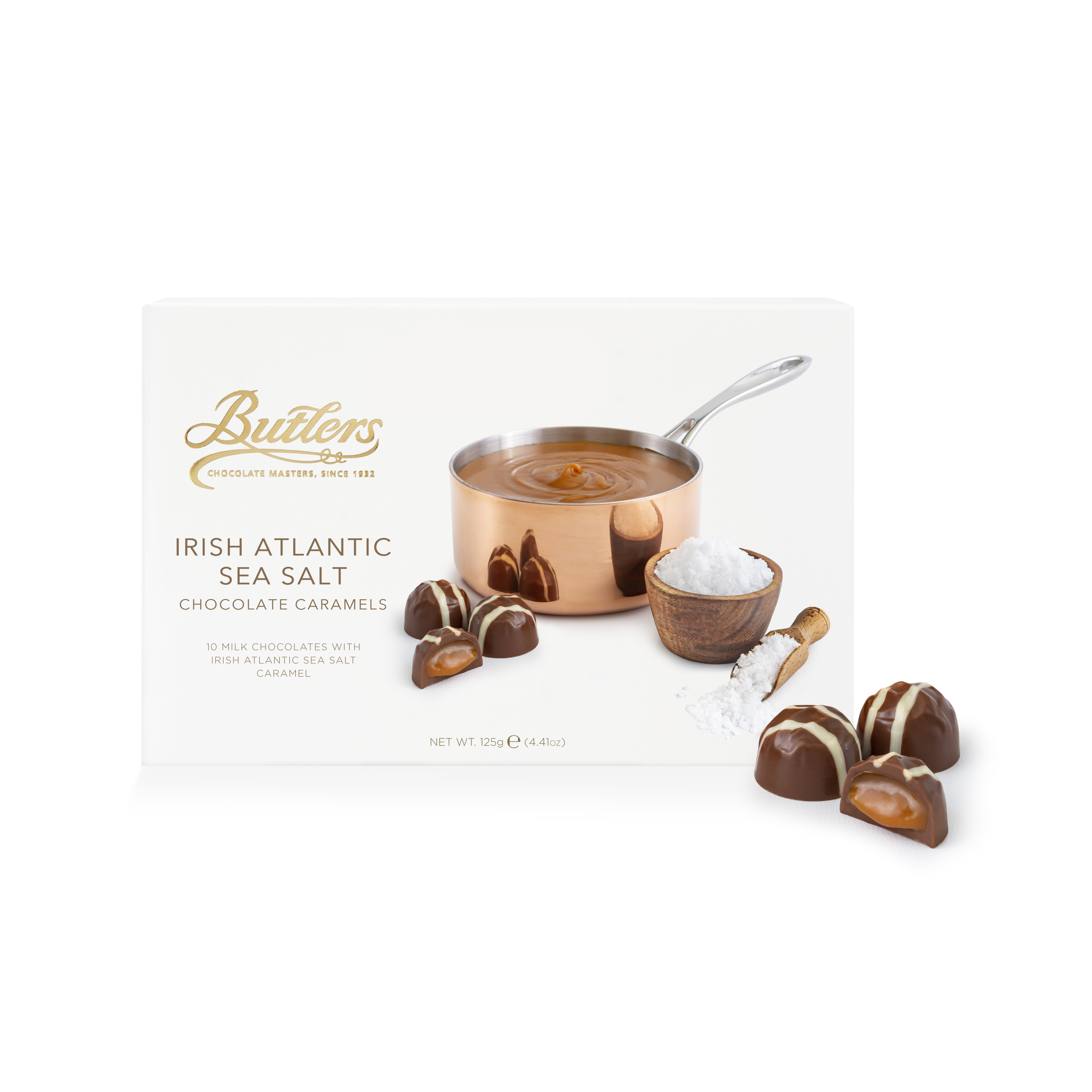 Butlers Irish Atlantic Sea Salt Chocolate Caramels 125G